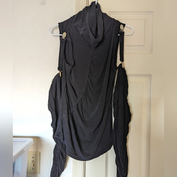 Bodyline Japan Detached Shoulder Turtleneck Shirt Longsleeve Unisex - Picture 3 of 10